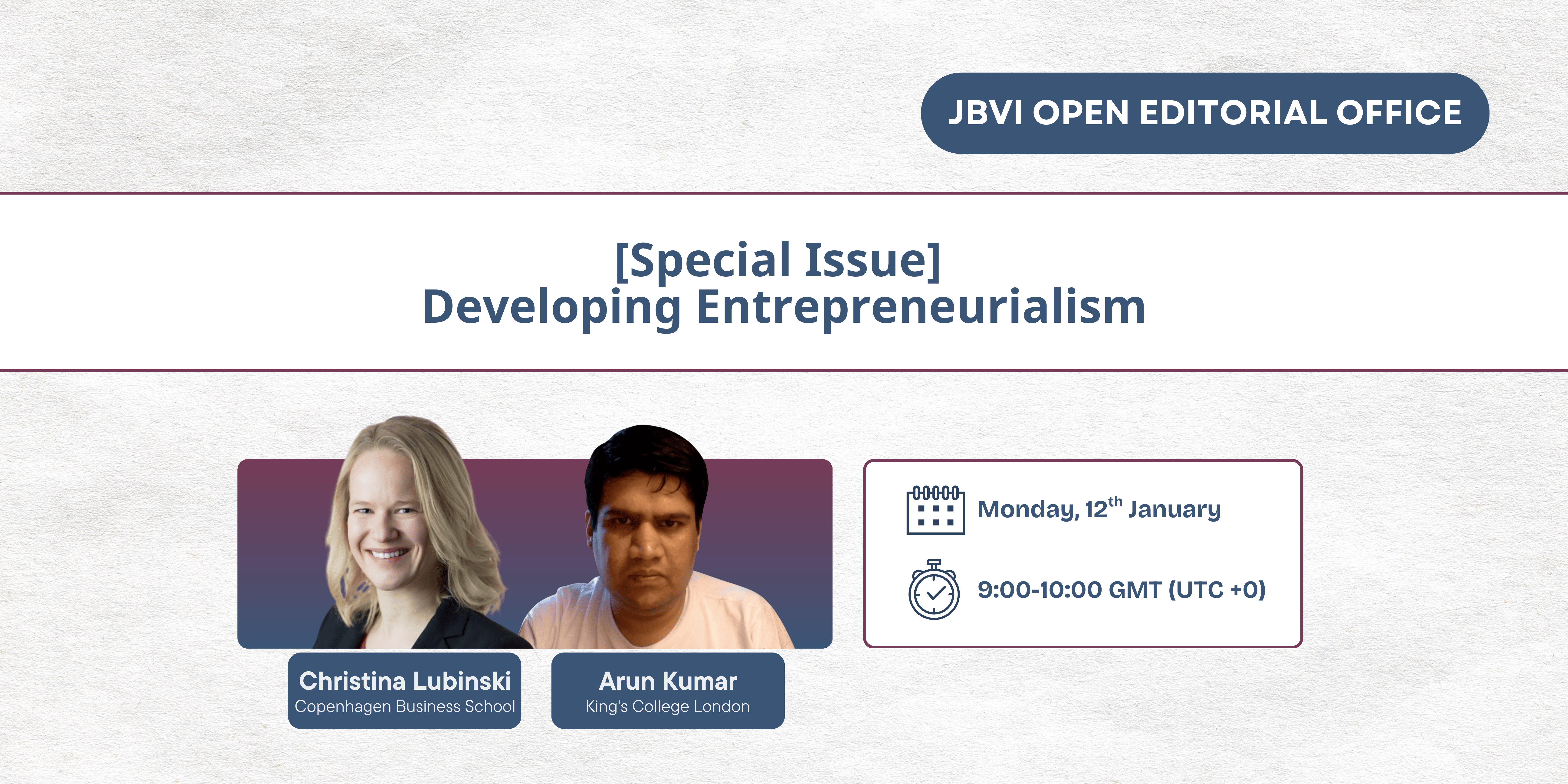 [Open Editorial Office] Developing Entrepreneurialism